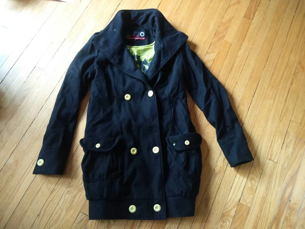 Long Medium Wool Jacket ⚽ image indicator(2)