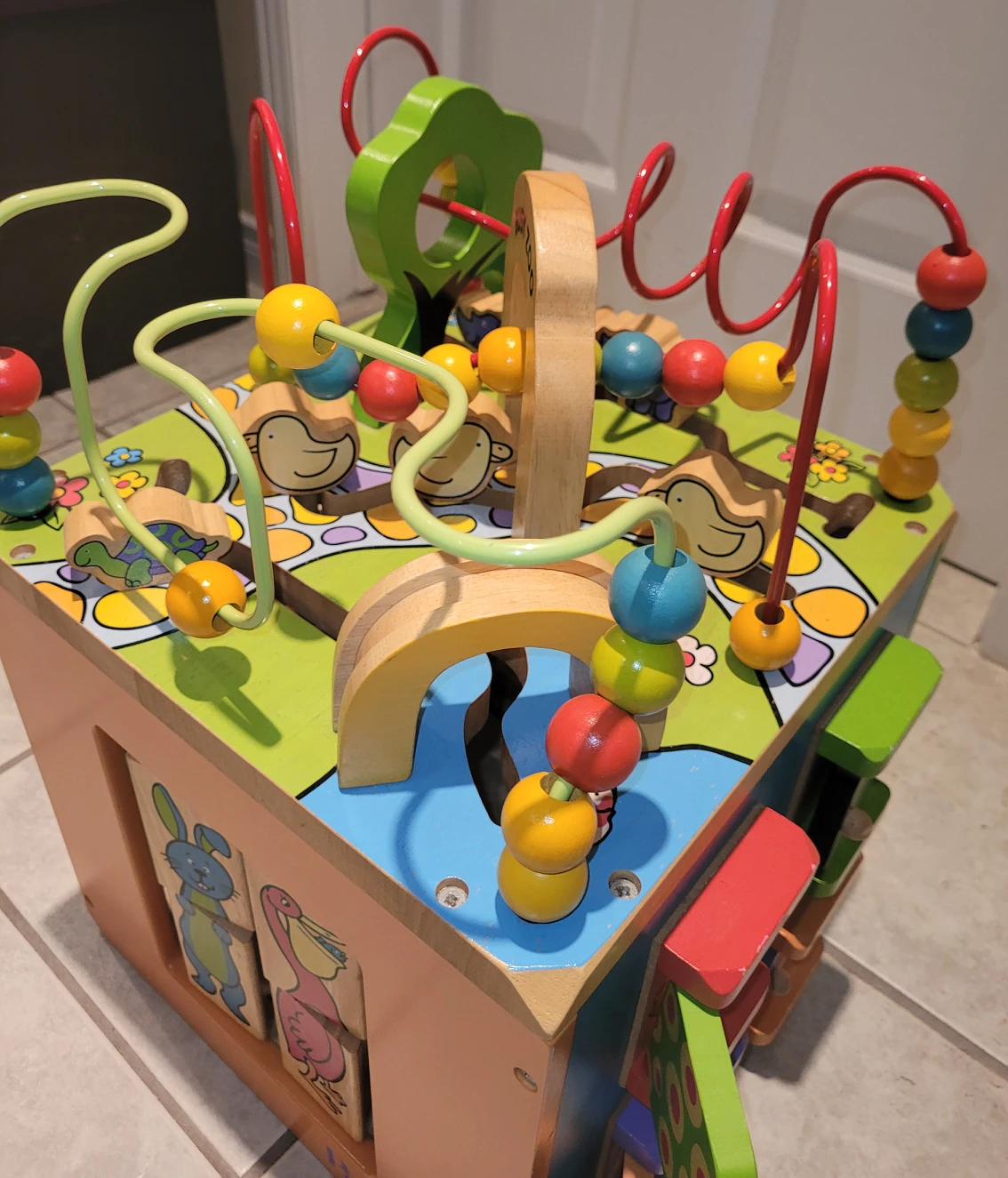 Zany Zoo Activity Wooden Cube - photo 4