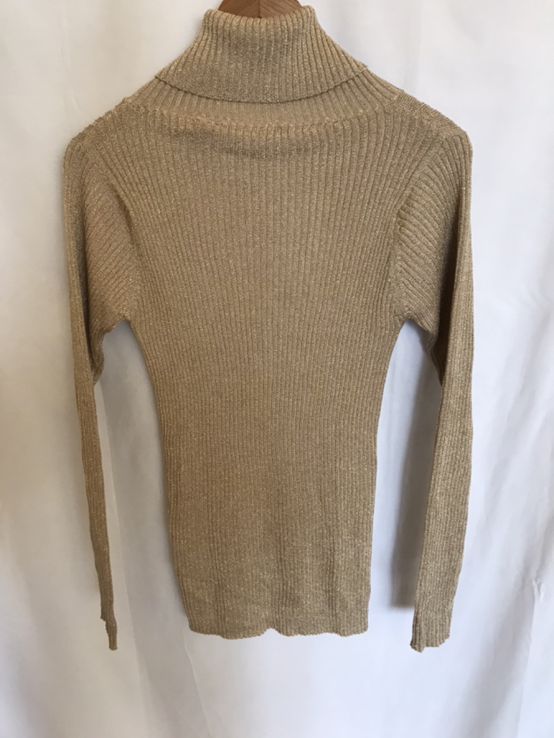 Sparkly Gold Turtleneck - Dress Up or Down image indicator(5)