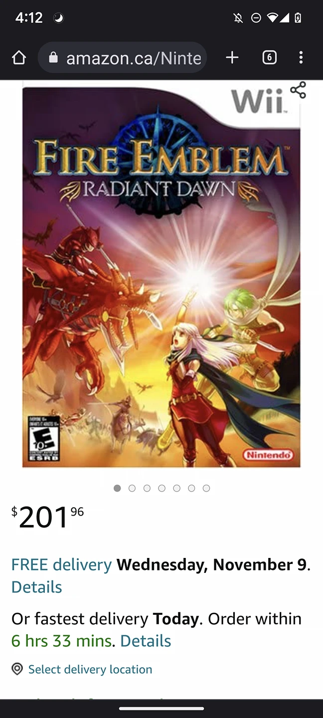 5 Wii Games (Super Rare - FE: Radiant Dawn) image indicator(3)