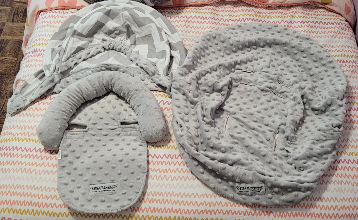 Baby Carseat Canopy Set of 3