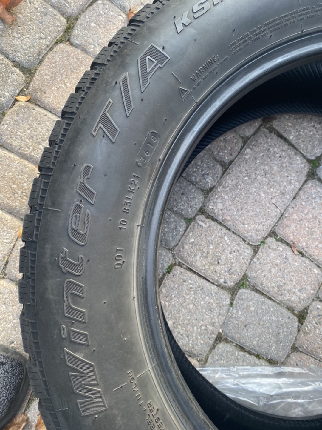 Winter tires off rim - photo 5