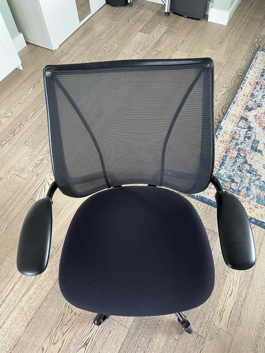 Work chair - recline and height adjustment with wheels thumbnail