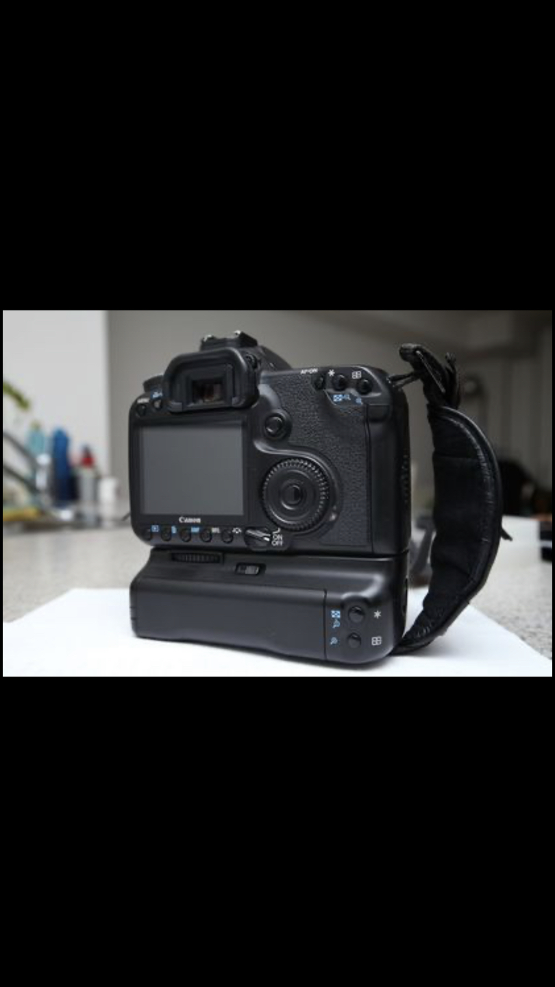 Canon 40D with a grip