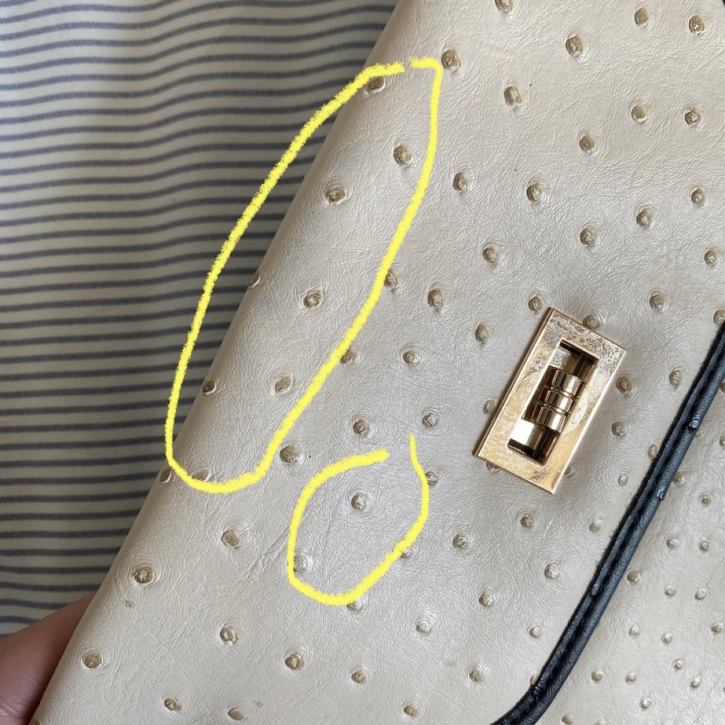 ALDO beige black envelope hand bag image indicator(7)