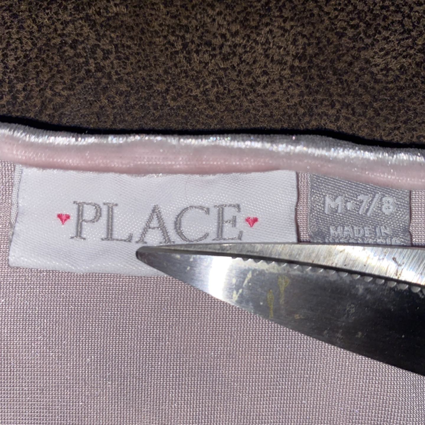 Place Girl’s Pink Shirt Size Medium 7/8 Short Sleeve - photo 3