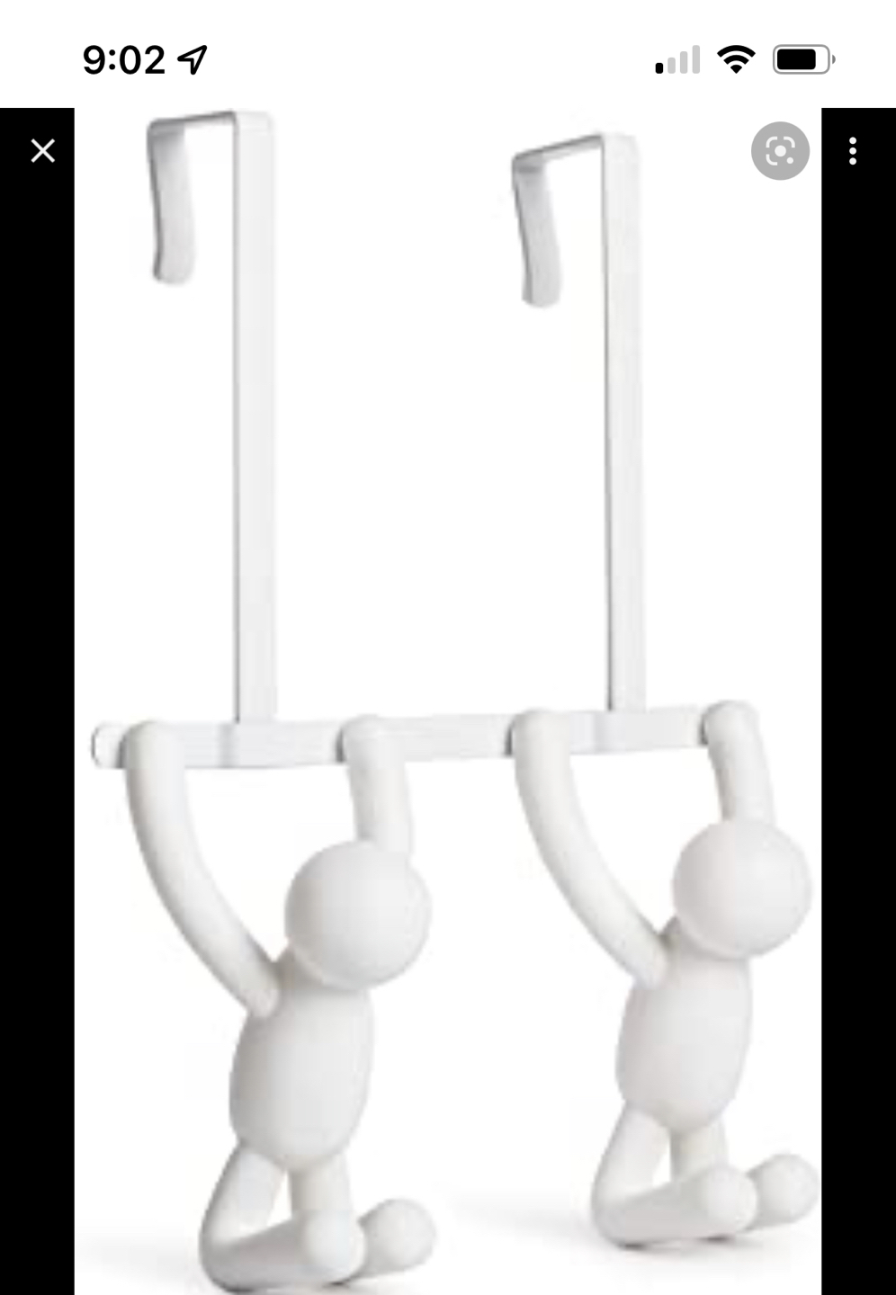 Umbra over the door double hook organizer thumbnail