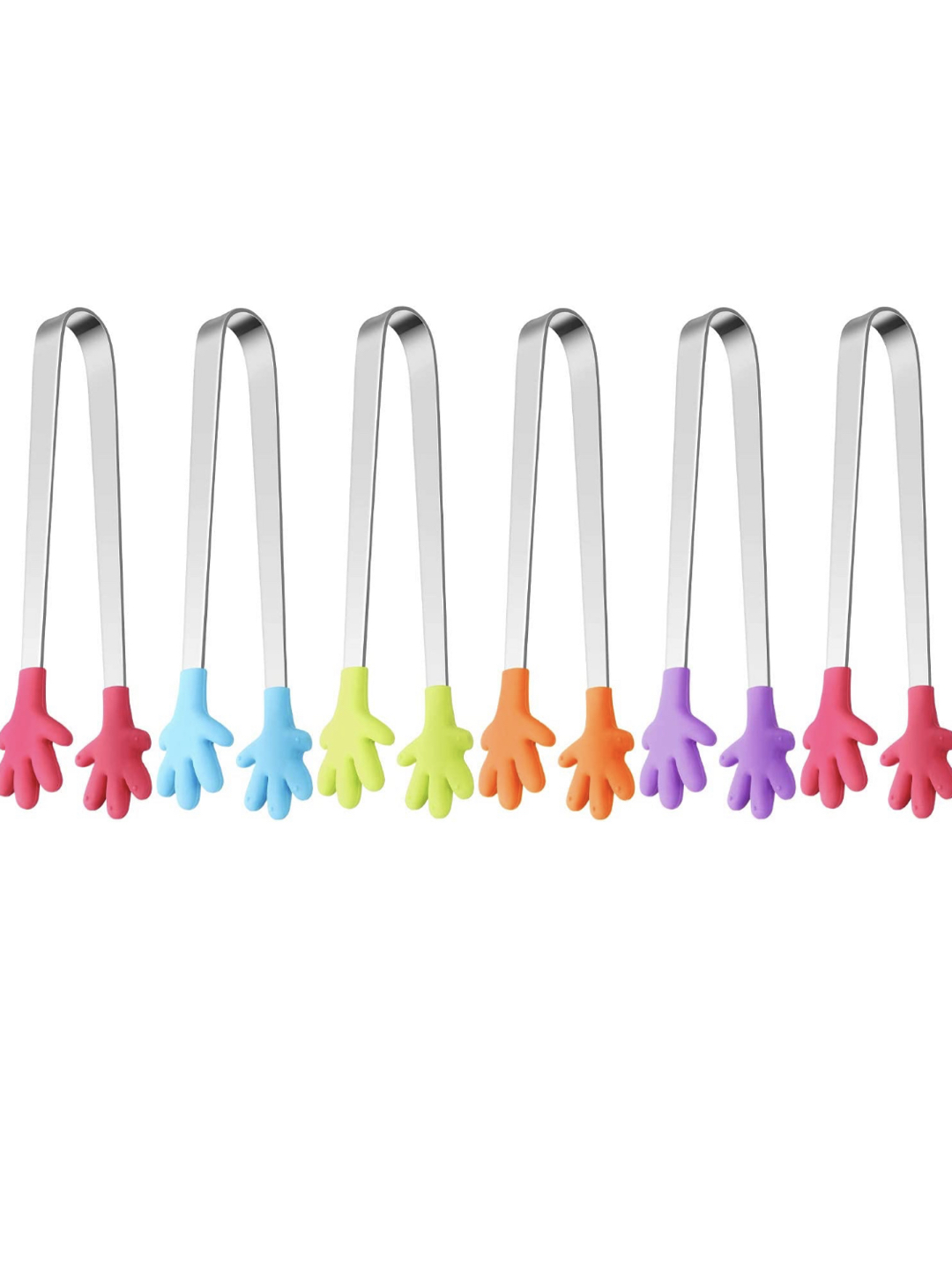 Chris W. Small Hand Shape Silicone Tongs (NEW) image indicator(2)