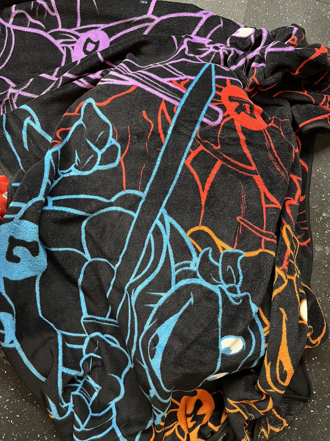 Teenage mutant ninja turtles blanket thumbnail
