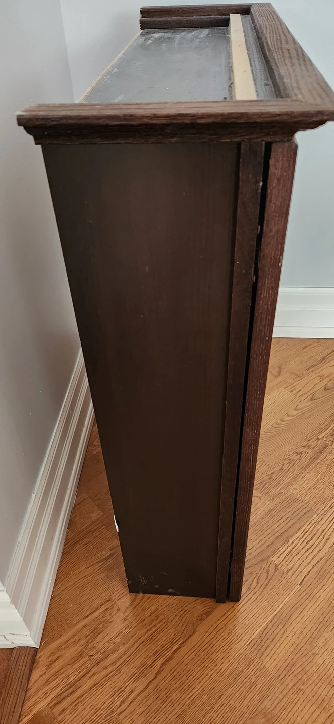 Medicine cabinete storage bathroom brown - photo 3