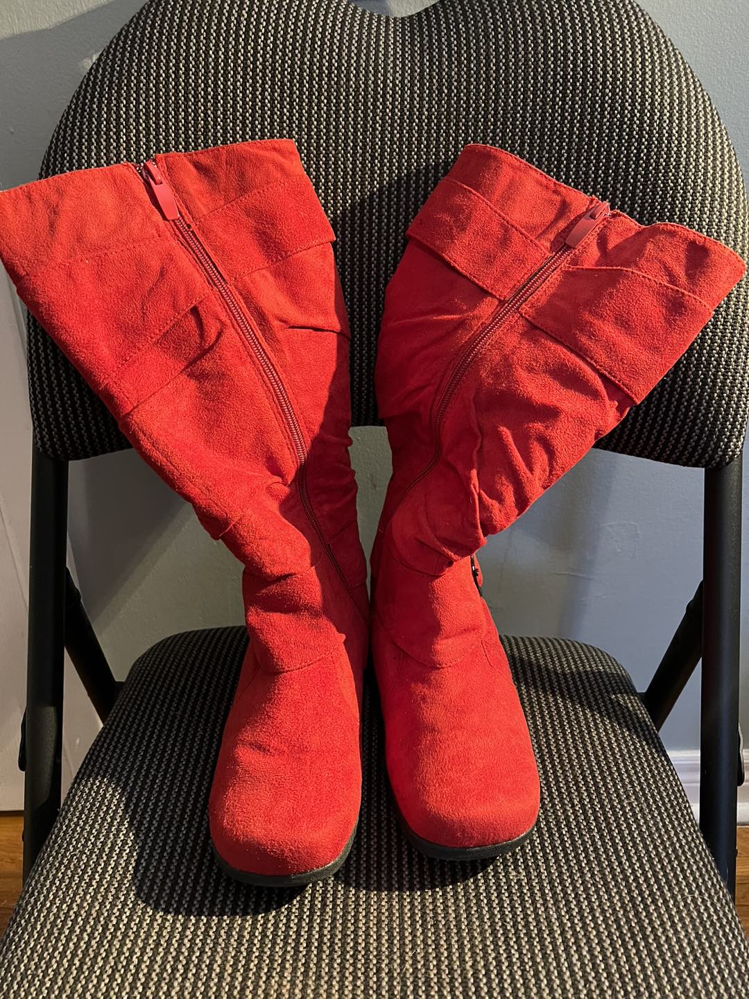 Winter Shoes / MOX collection / Red  Leather