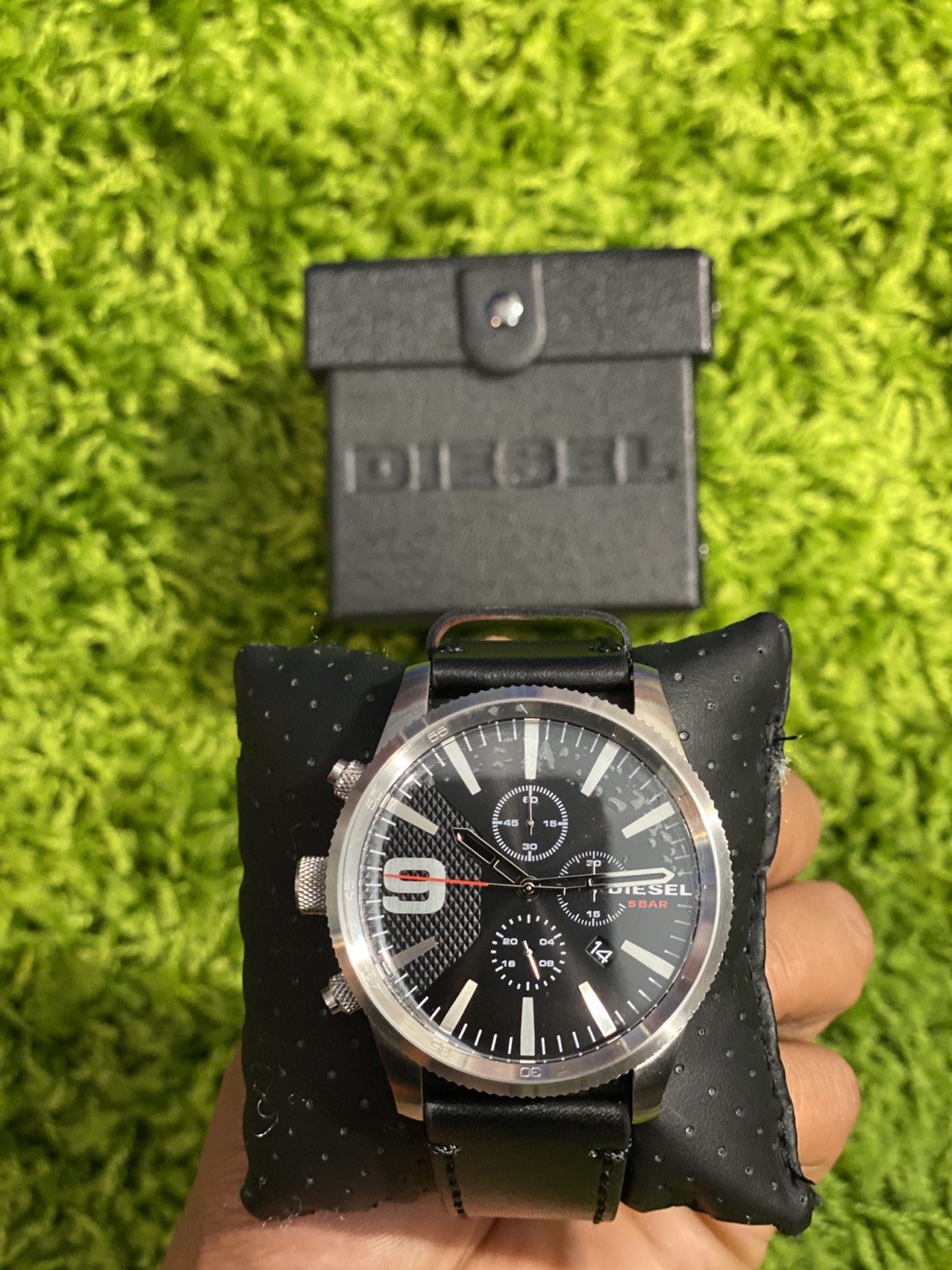 Brand New Diesel Rasp Chronograph Black Dial Men's Watch DZ4444 thumbnail