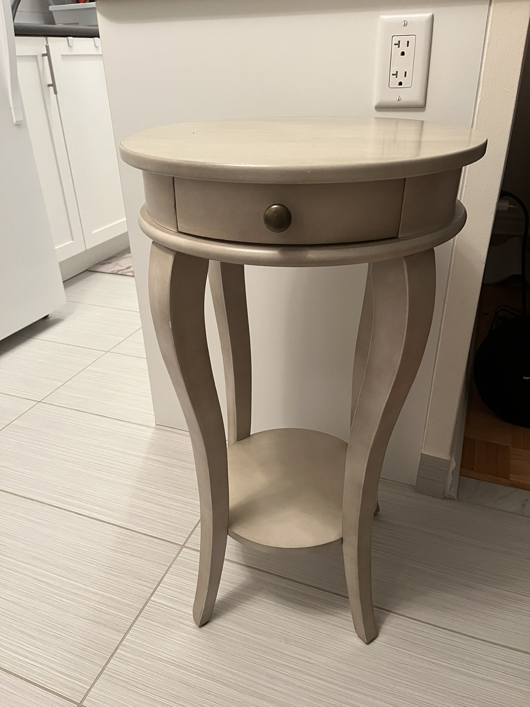 Wooden Table With Storage
