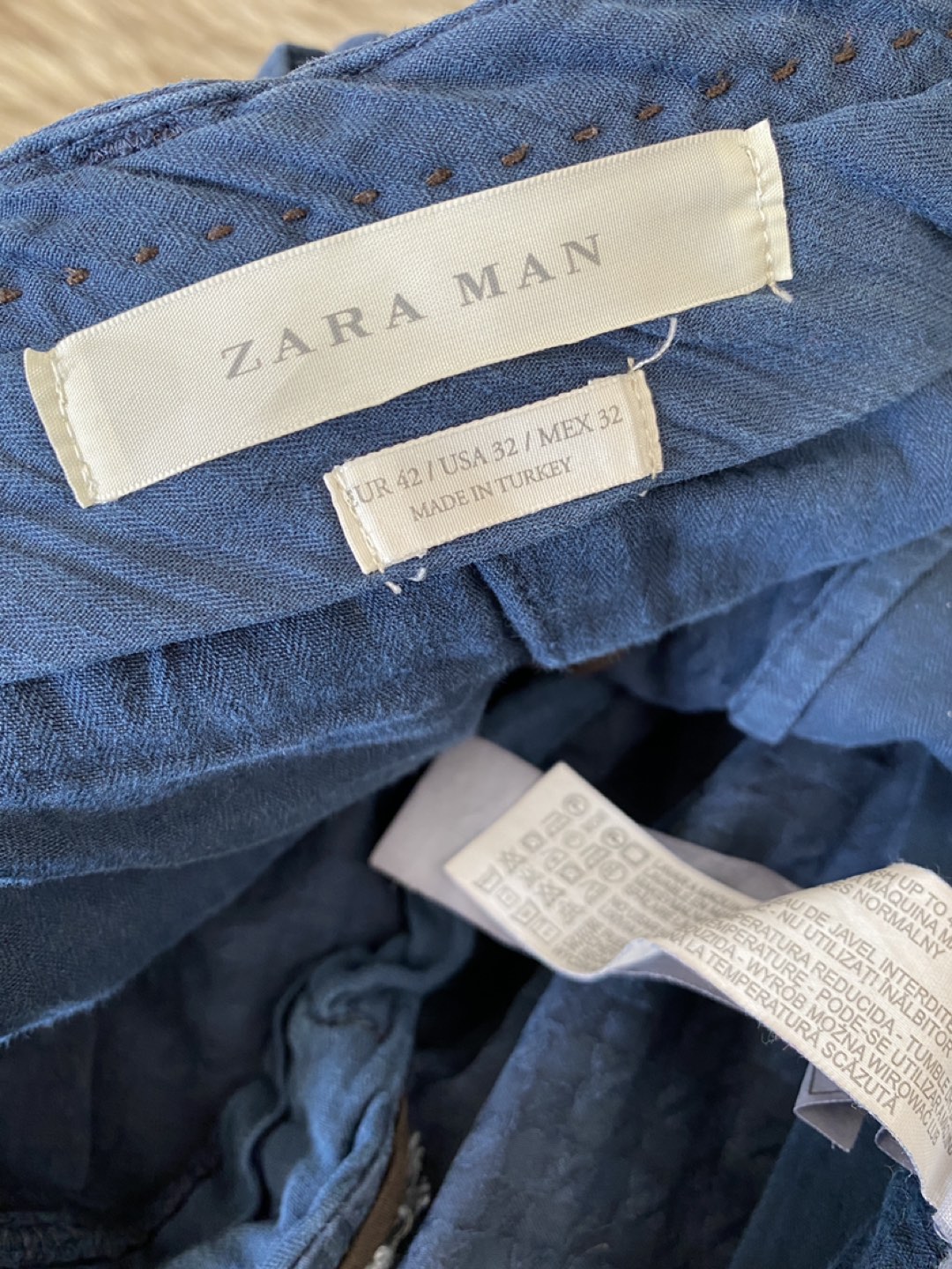 Zara Man Casual Pants Size 32 image indicator(3)