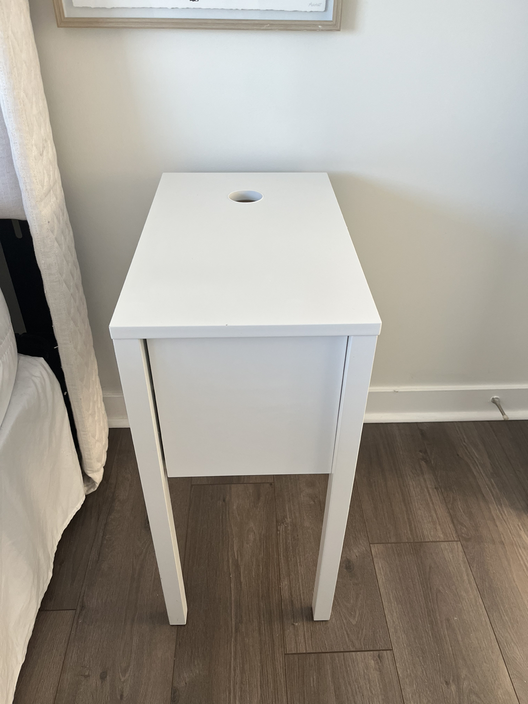 Ikea Nordli bedside table / nightstand - narrow - photo 2