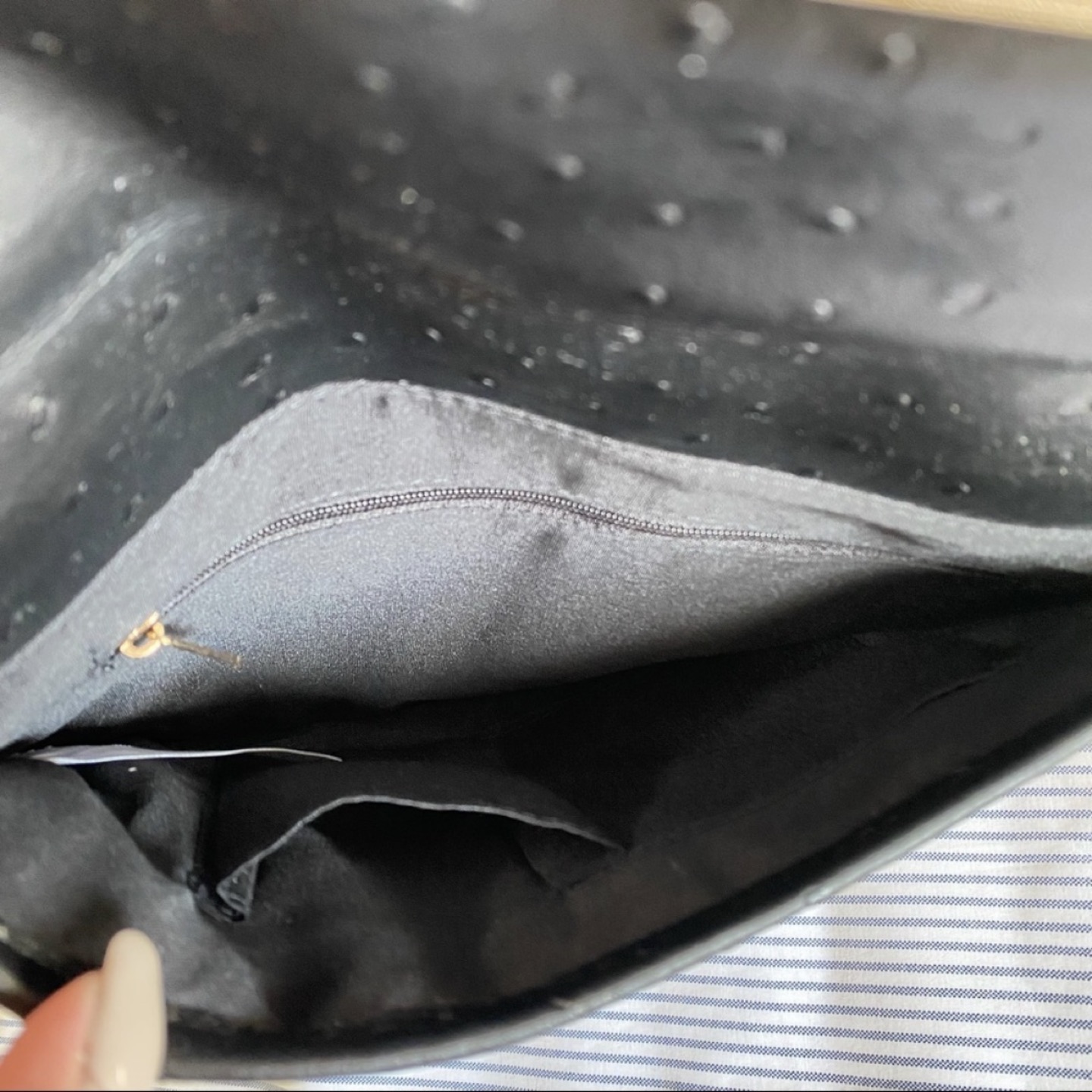 ALDO beige black envelope hand bag image indicator(5)