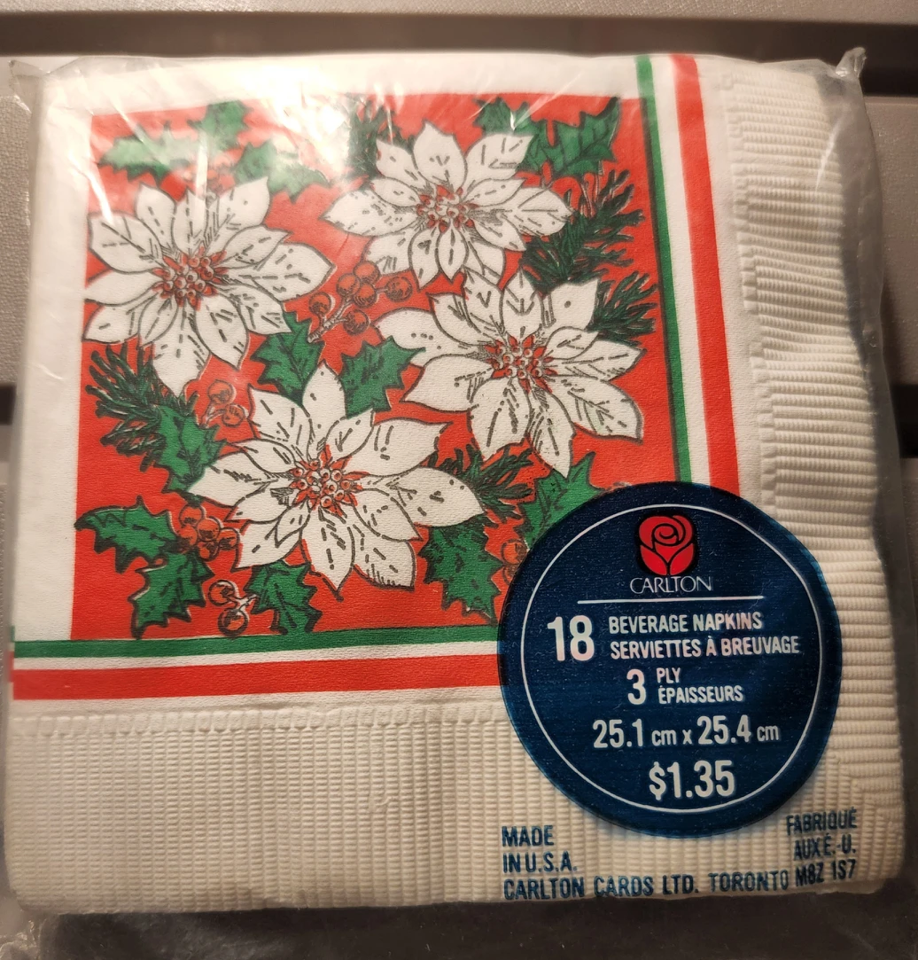 Christmas cocktail paper napkins image indicator(4)