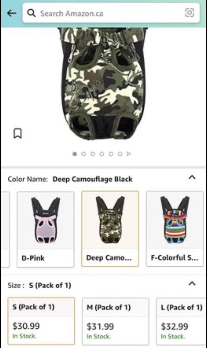 Cat/dog small carrier size S 🥕 image indicator(2)