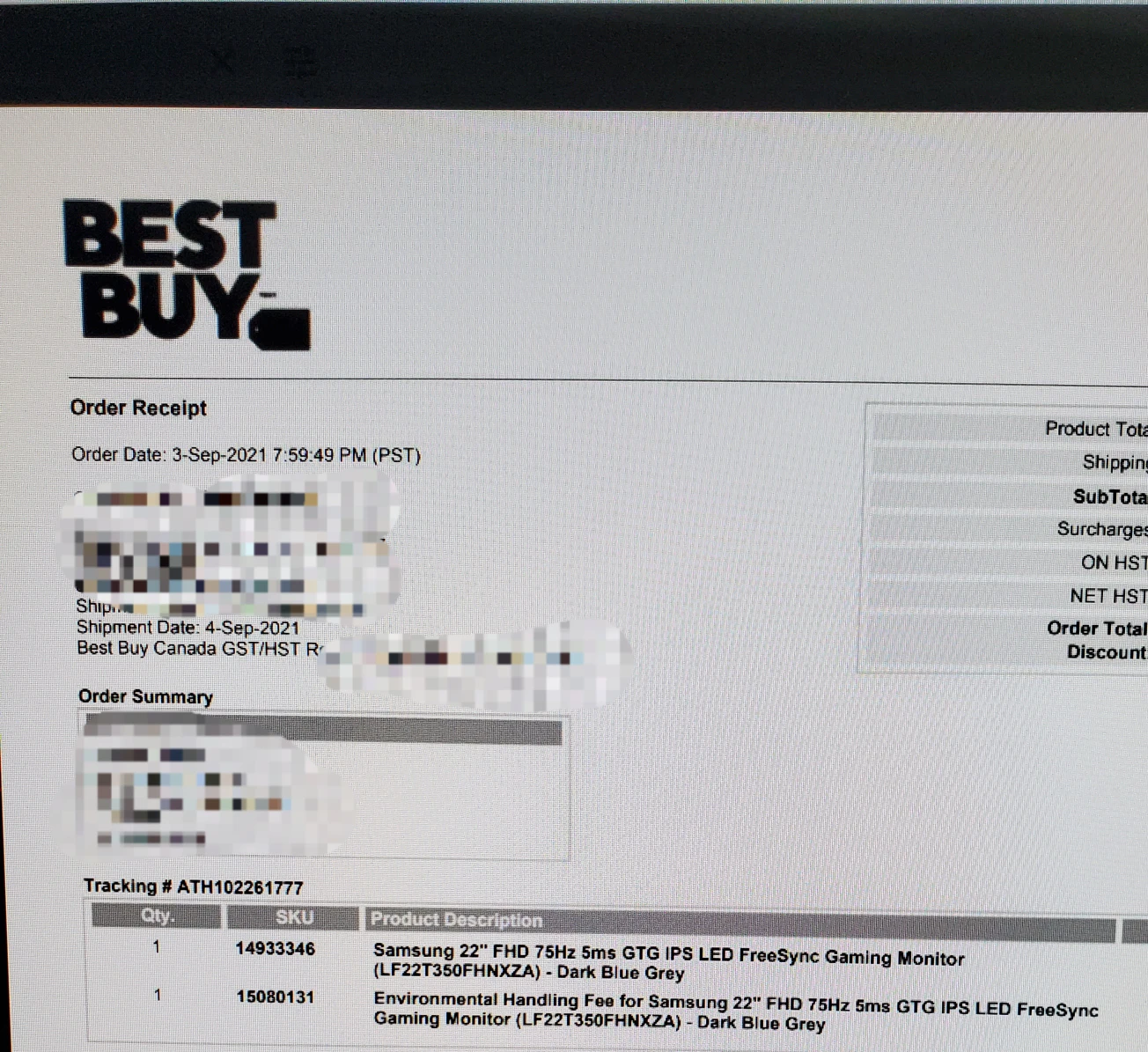 Samsung monitor 22" - photo 3