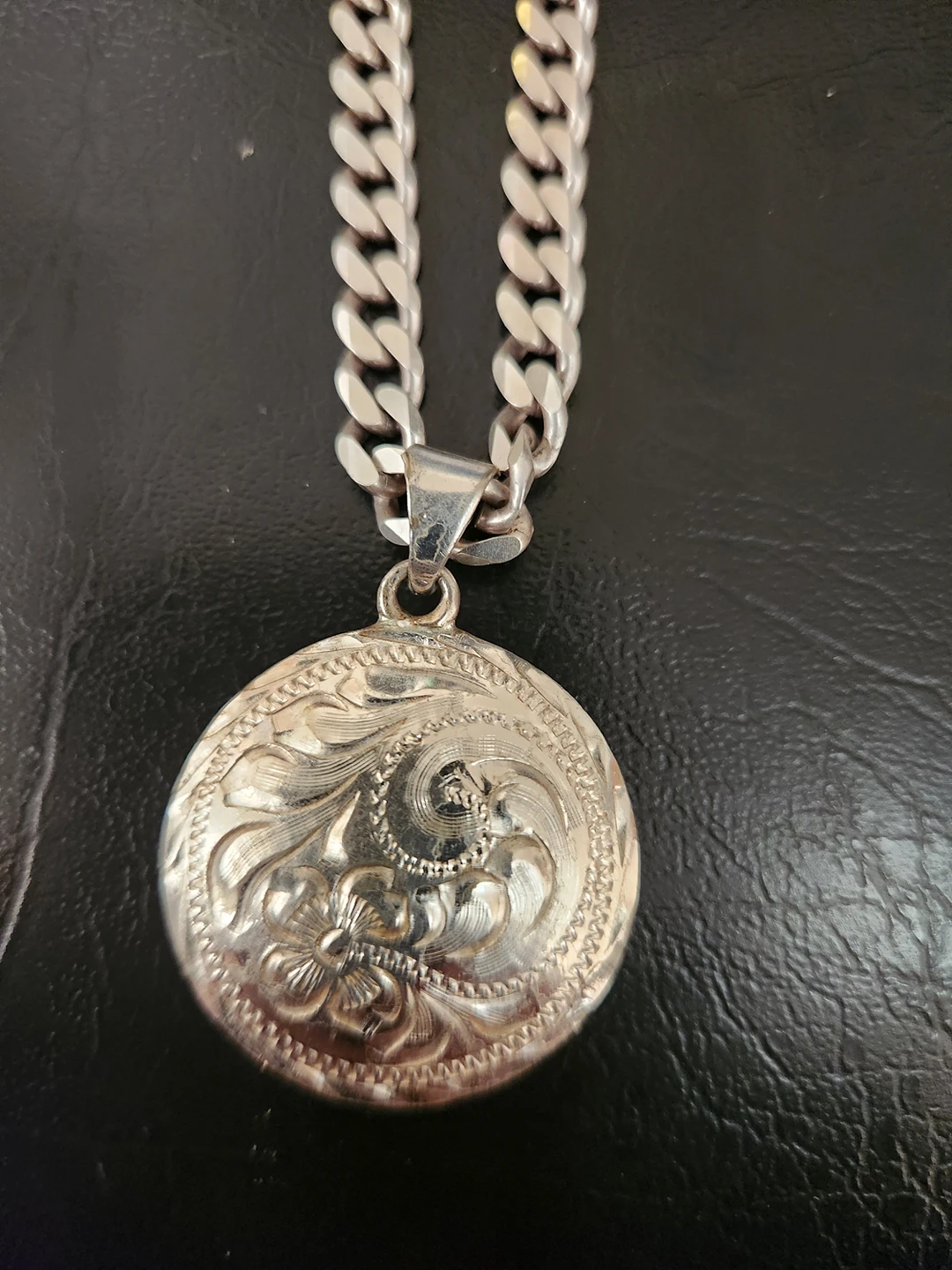 Sterling Silver Chain & Pendant .925 - photo 2
