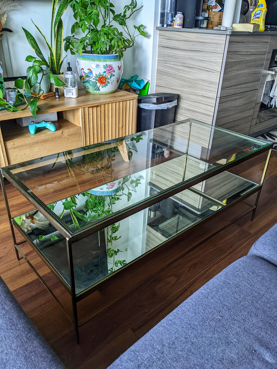 Vintage Bronze Coffee Table thumbnail