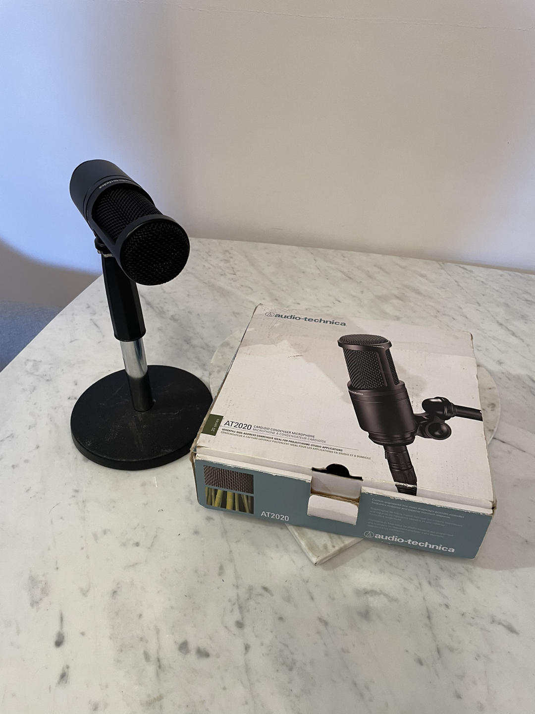 Audio Technica AT2020 Cardioid Condenser Microphone thumbnail