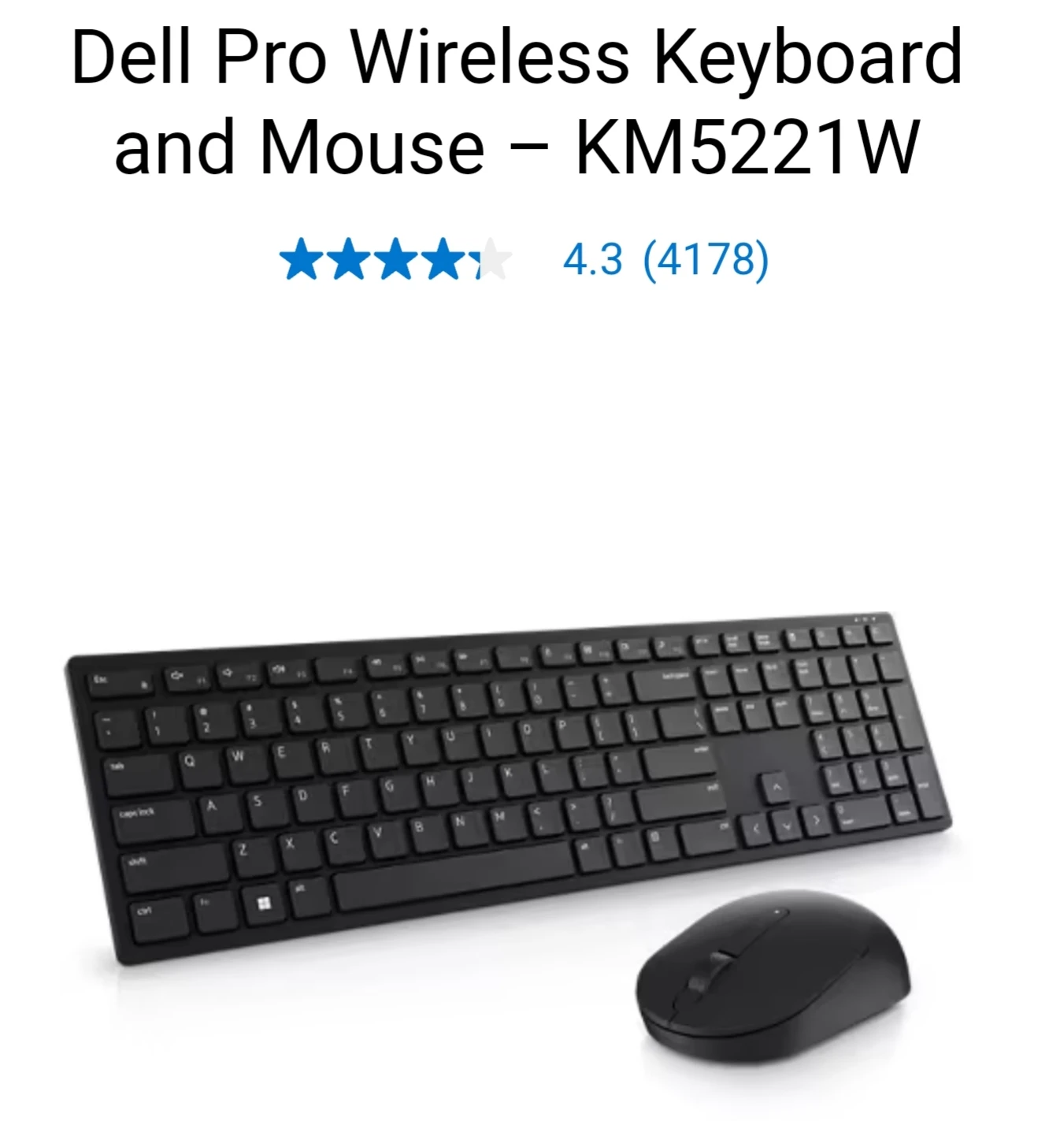 BNIB Dell wireless keyboard & mouse thumbnail