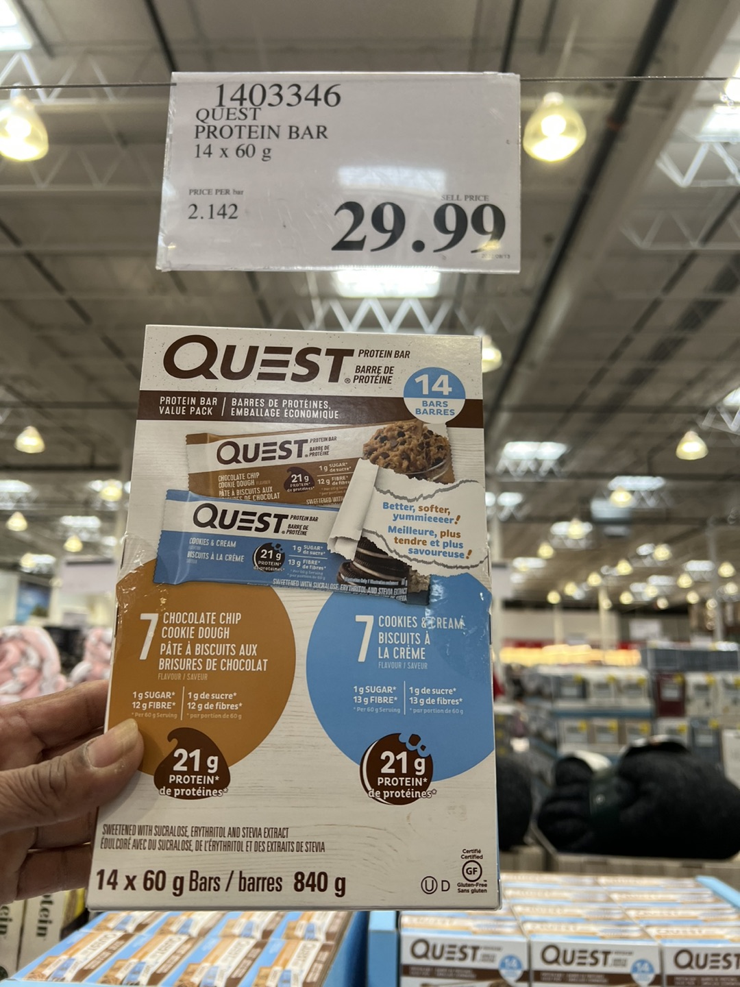 Healthy protein bars delivered image indicator(3)