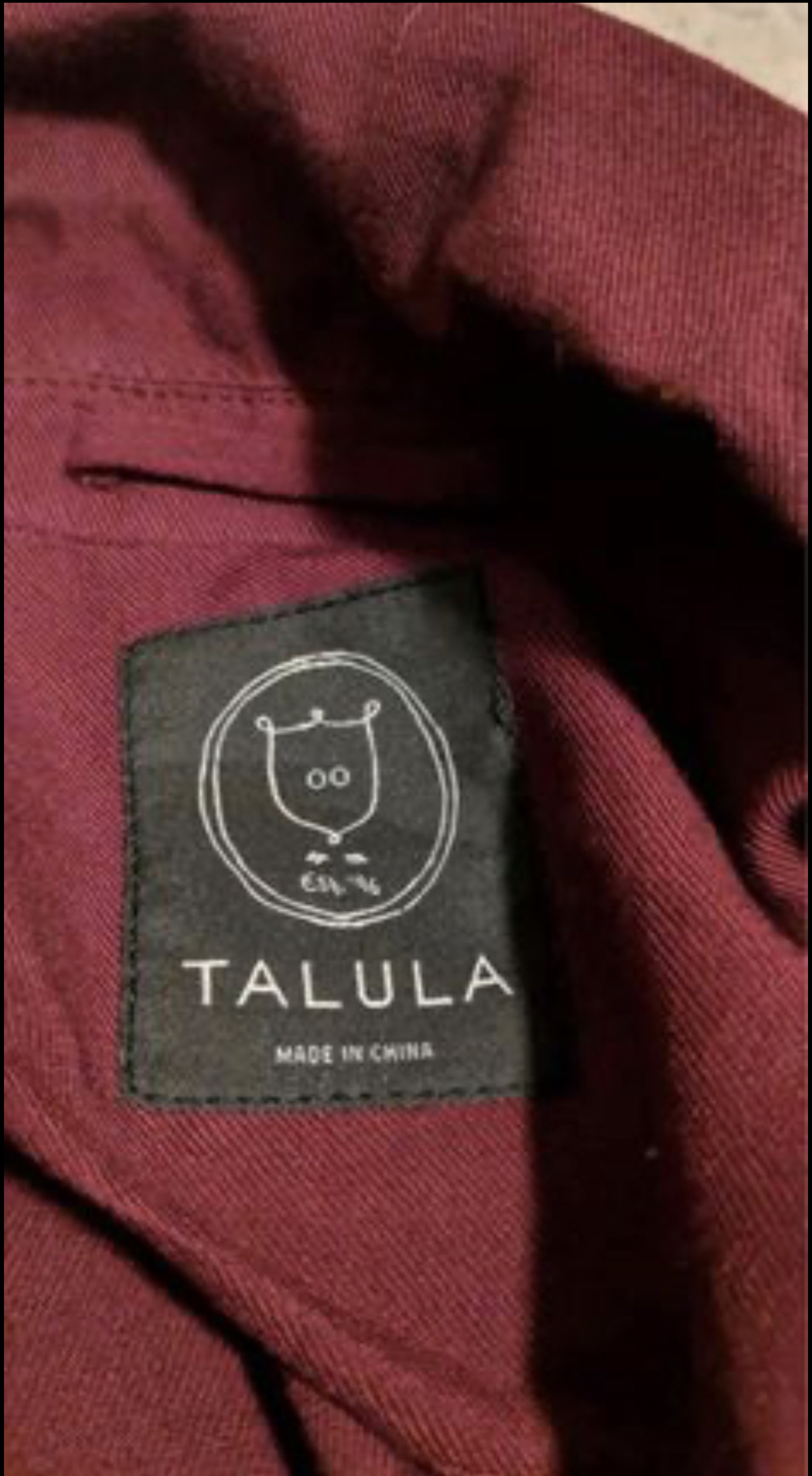 Aritzia burgundy casual blazer🥕 image indicator(2)