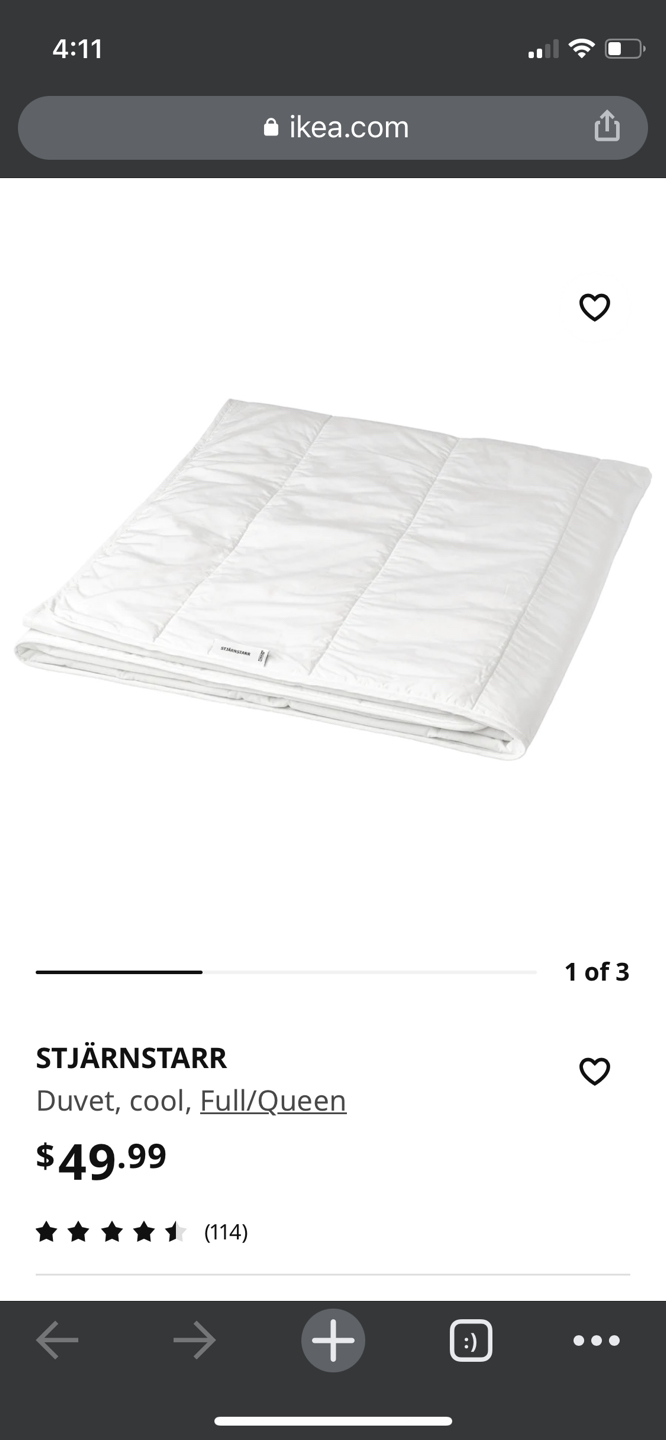 Ikea Duvet Full/Queen Size (like new)