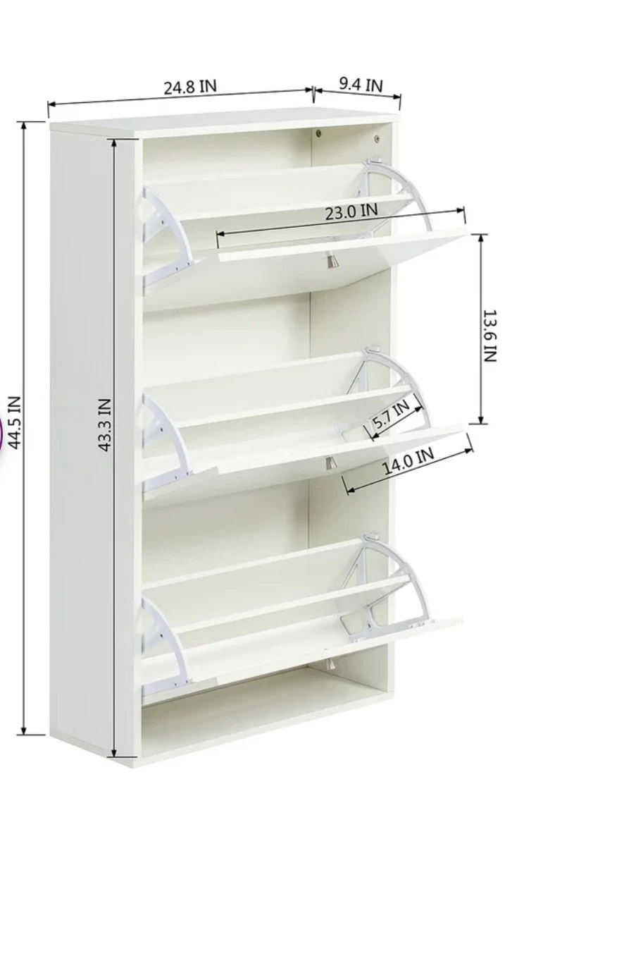 FAVRE 20 Pair Shoe Storage Cabinet