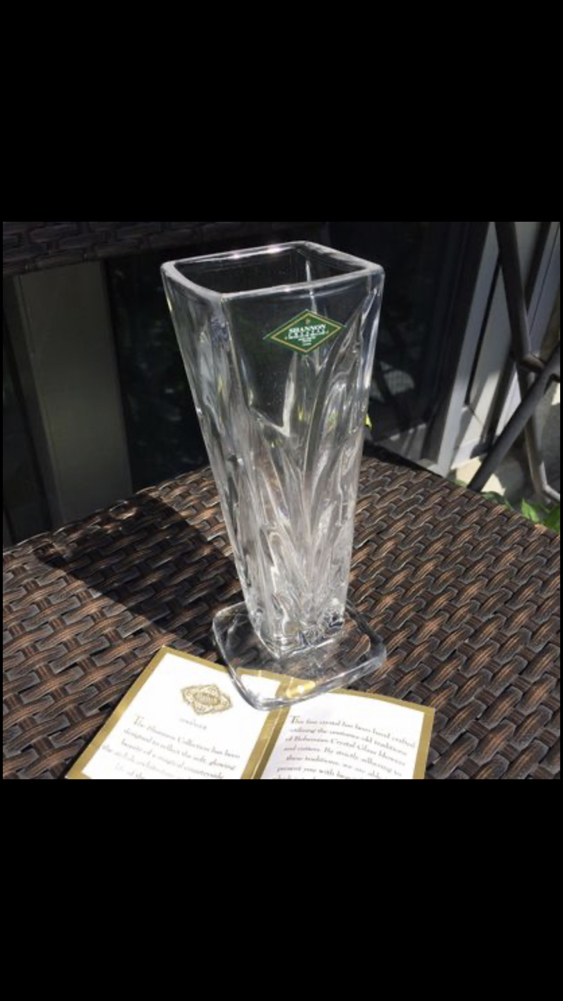 Crystal Vase 21cm tall - photo 2