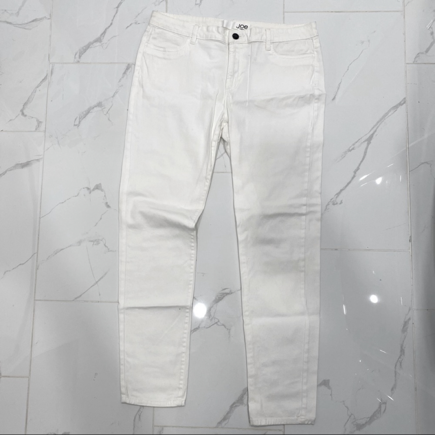 Joe Fresh white denim jeans thumbnail