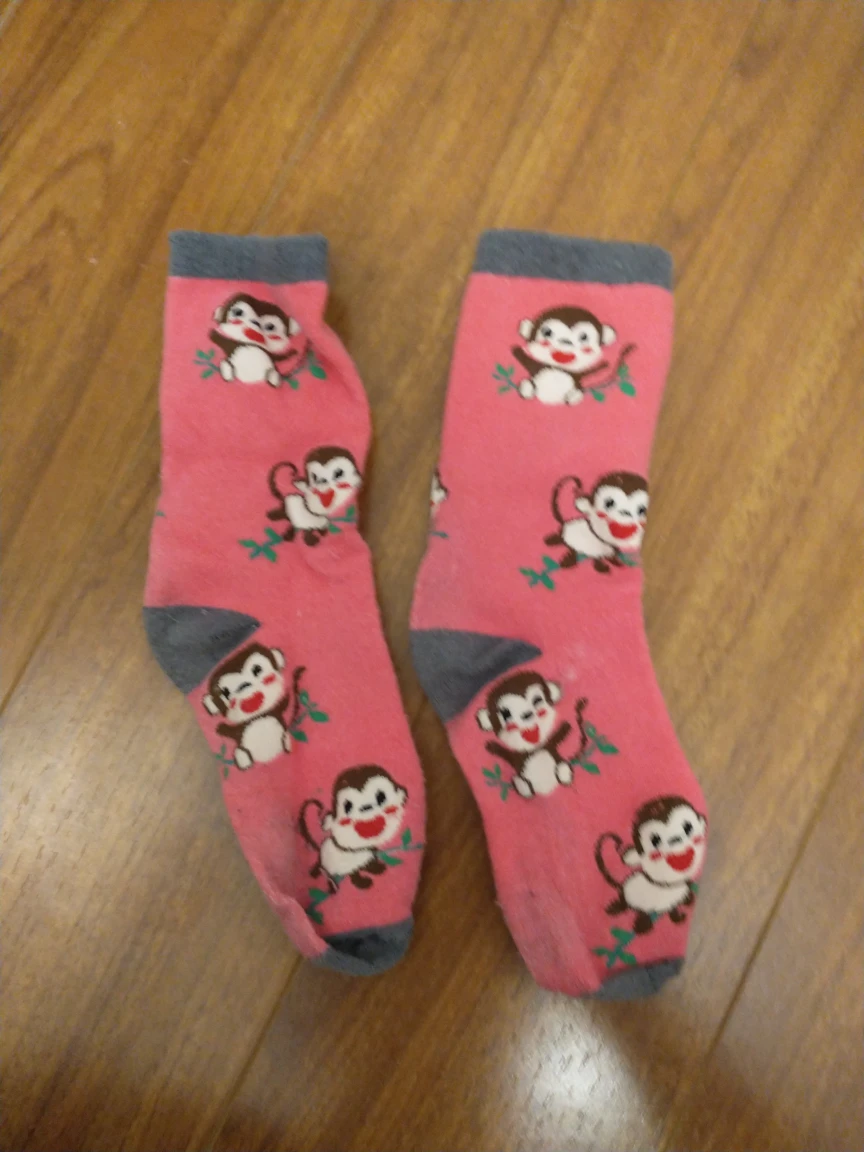 kids monkey socks #freecycle thumbnail