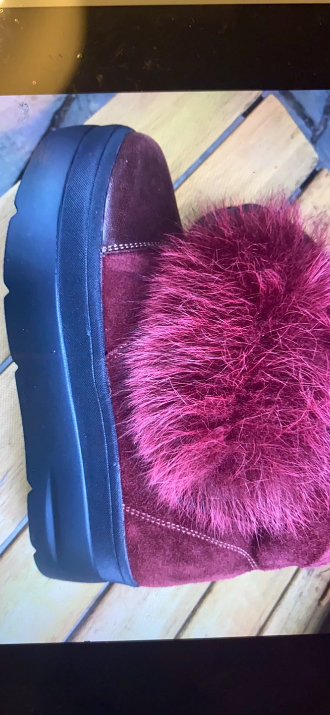 Natural leather and fur winter boots - photo 3