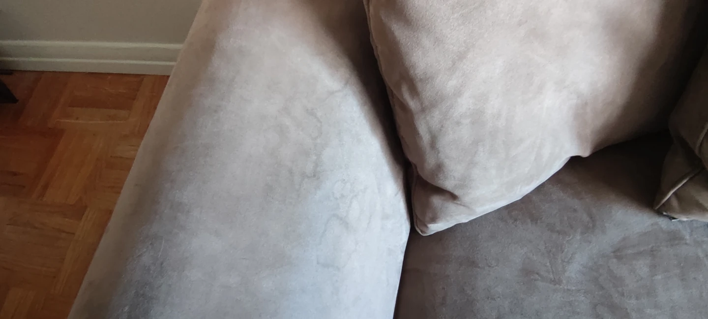 MUST GO ASAP!!! UNBELIEVABLY COMFY COUCH with water stains. image indicator(7)