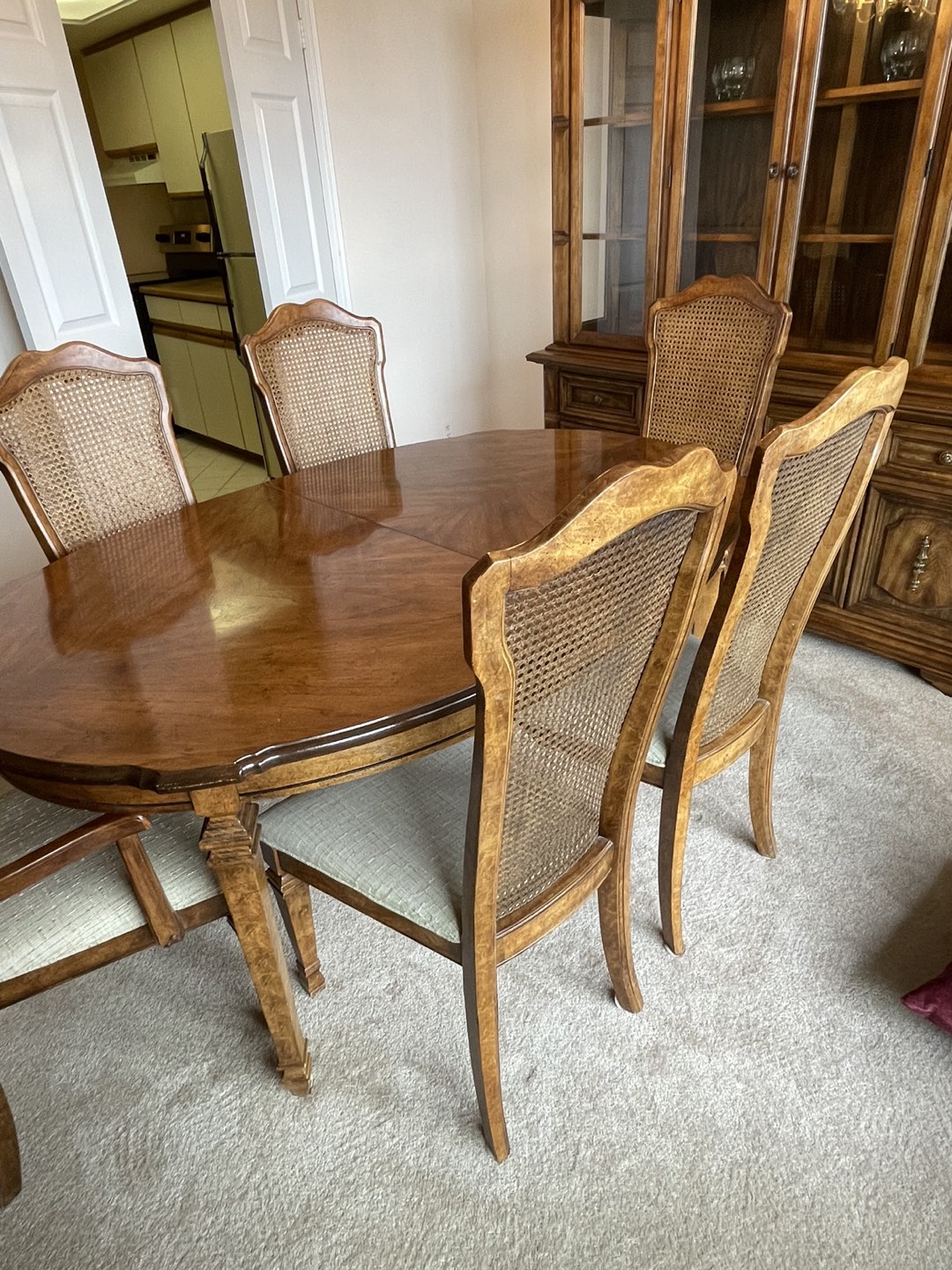 Dining Set ,or Dining Table ,6 Dining Chairs,China Cabinet - photo 2