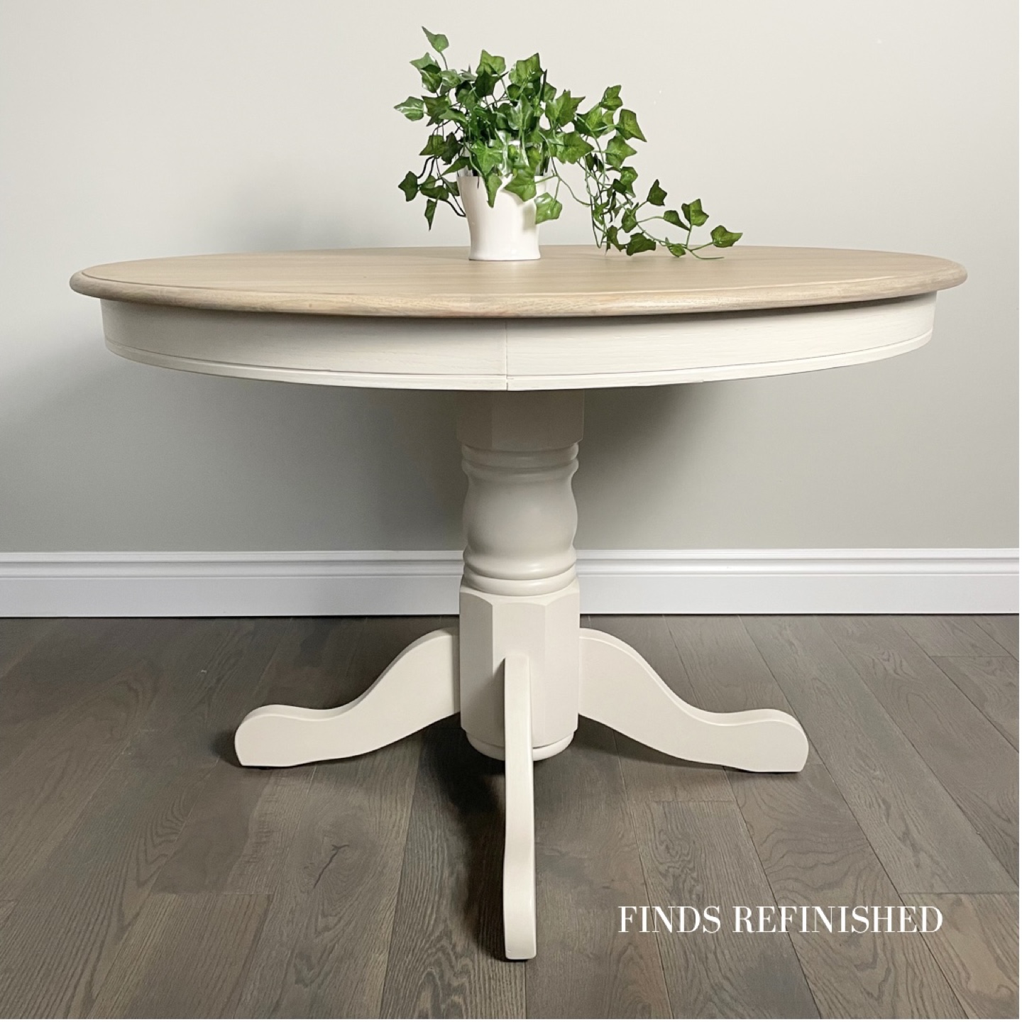 Refinished Round Table
