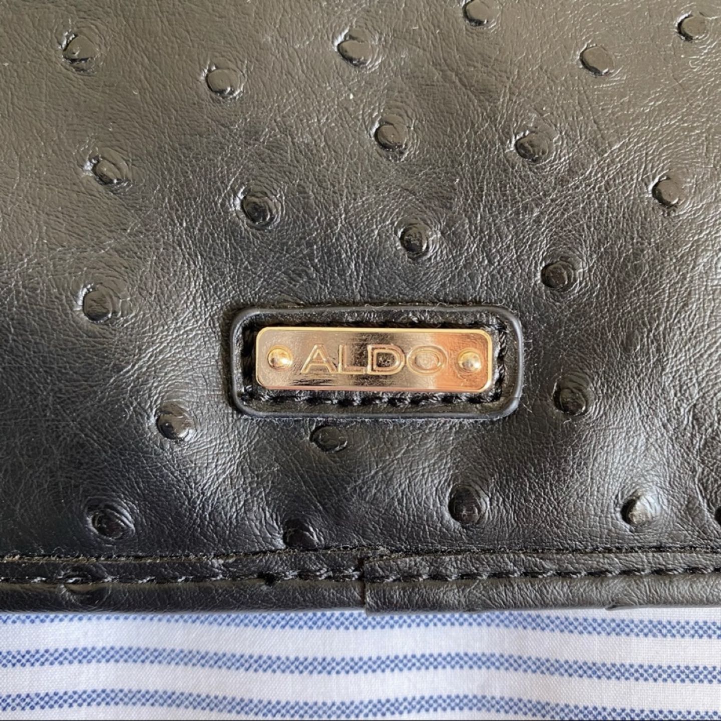 ALDO beige black envelope hand bag image indicator(4)