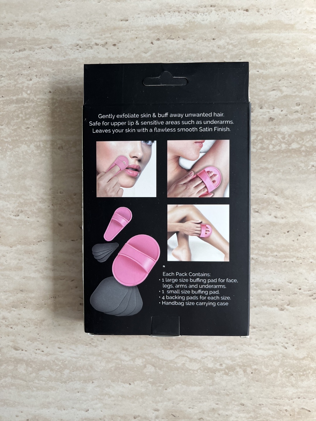 🌟 Satin Finish Exfoliating and Hair Removal Pads image indicator(2)