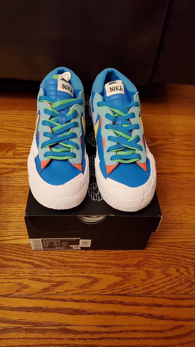Nike Blazer Low  - Sacai Kaws Neptune Blue - photo 2
