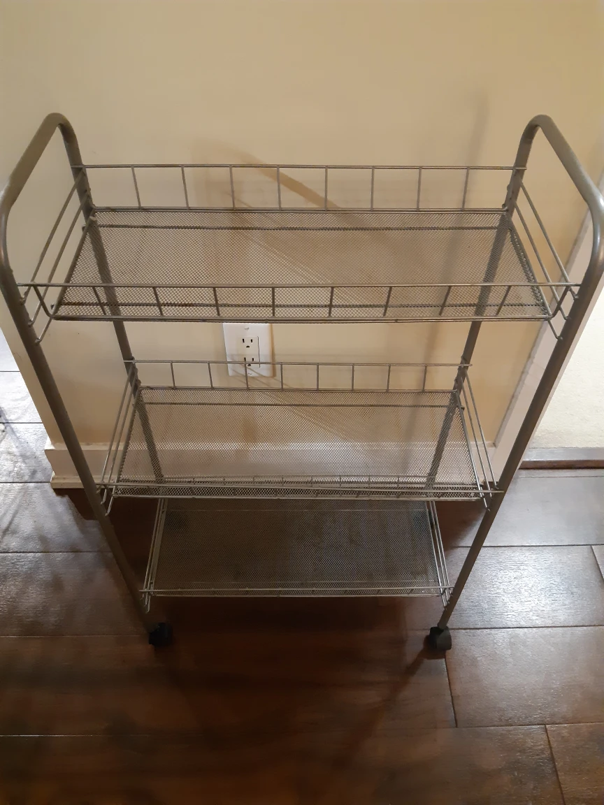 3 shelf cart for organization