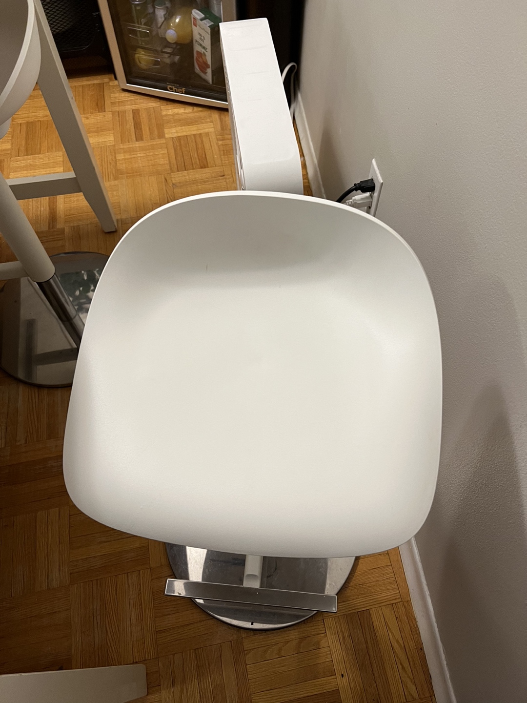 2 USED WHITE BAR STOOLS $100EA - photo 2