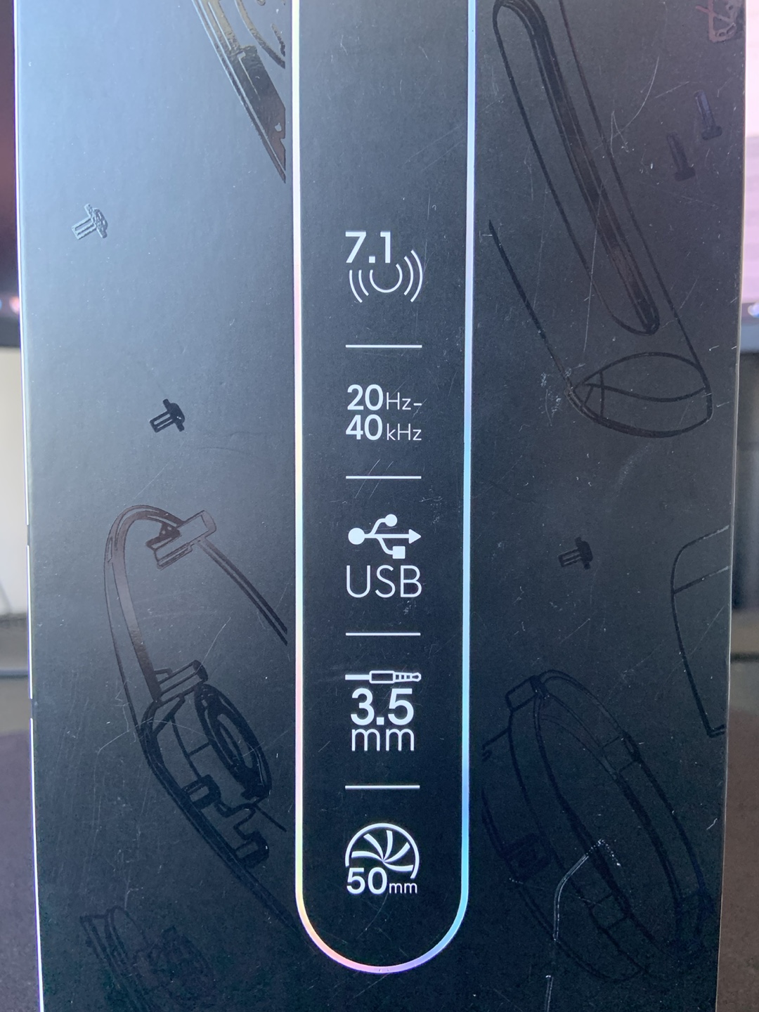 ALIENWARE 7.1 GAMING HEADSET - AW510H - WIRED - photo 3
