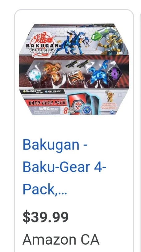 Bakugan 4 packs - photo 2
