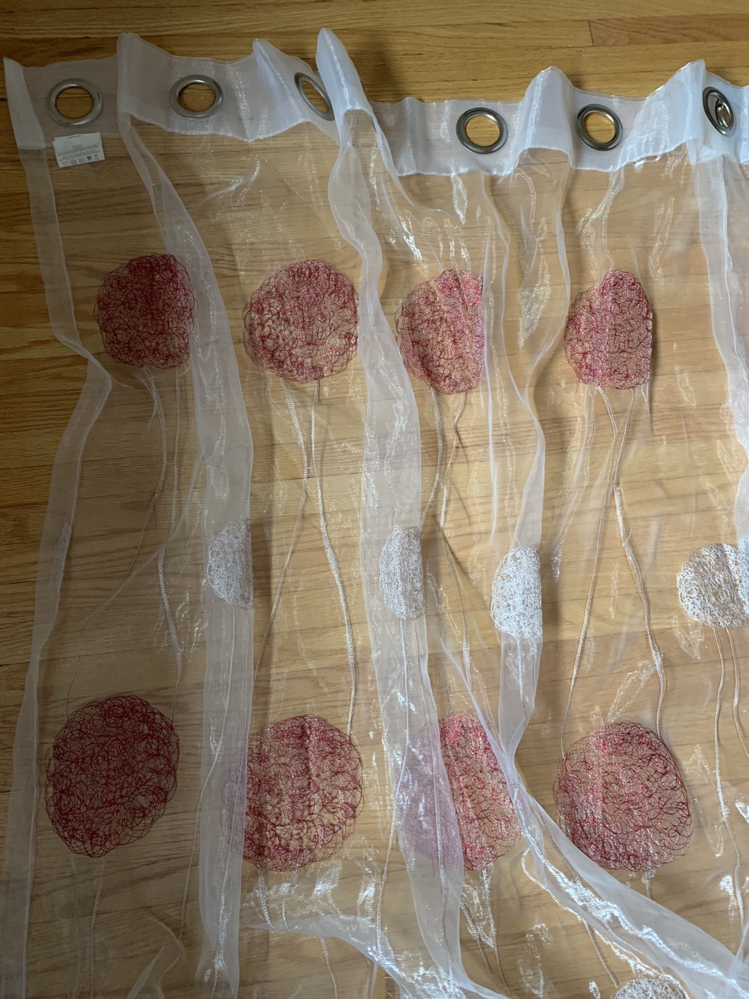 Sheer Curtains-2 Pairs #freecycle - photo 4