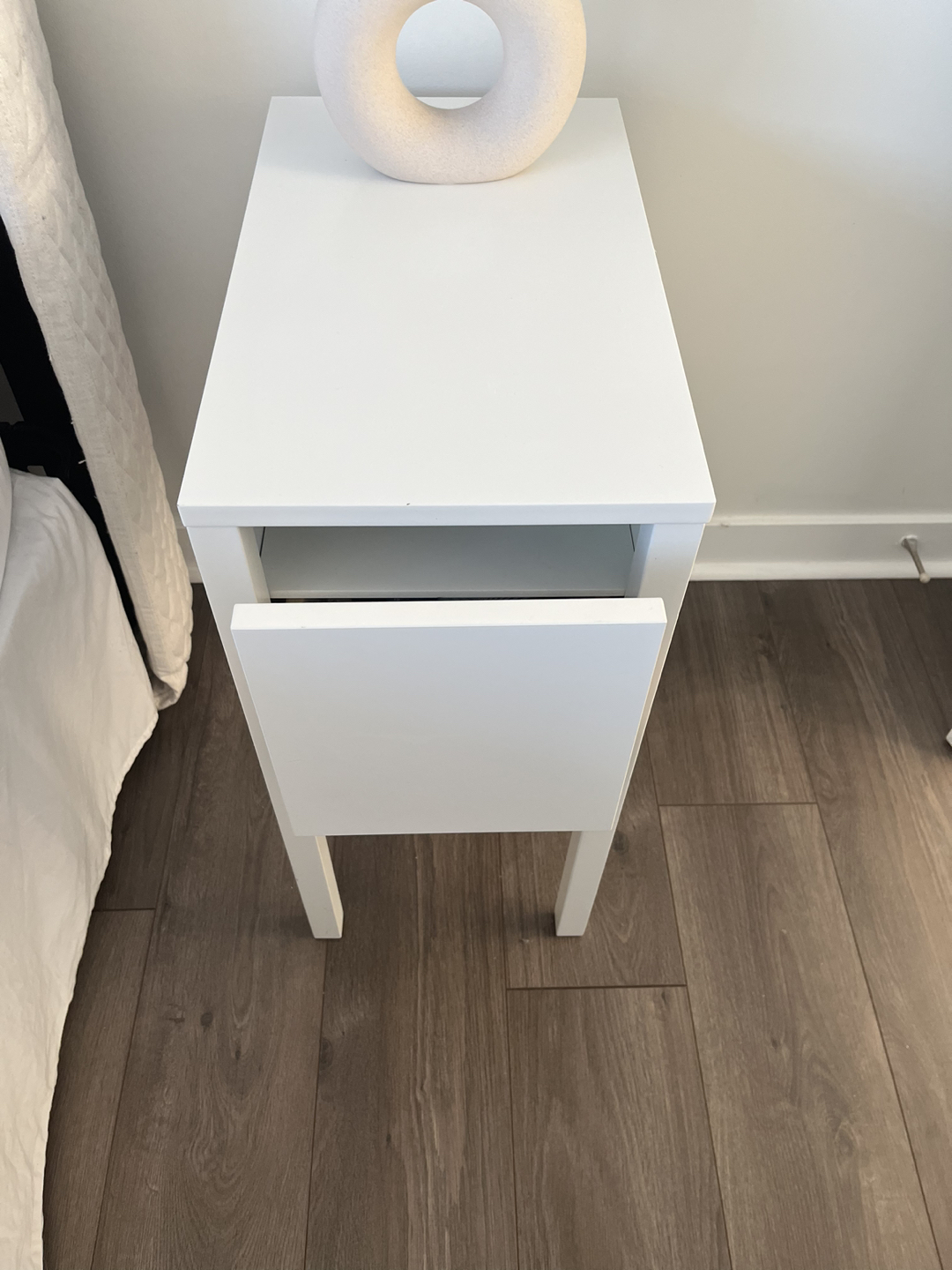 Ikea Nordli bedside table / nightstand - narrow - photo 3