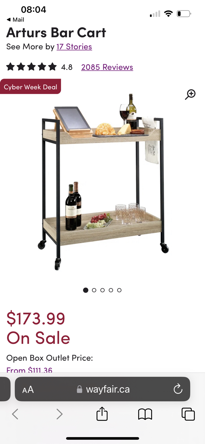 Bar cart