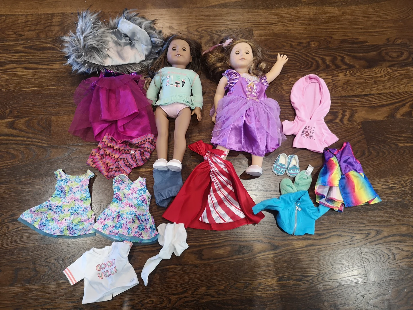 American Girl Dolls and Clothing Package