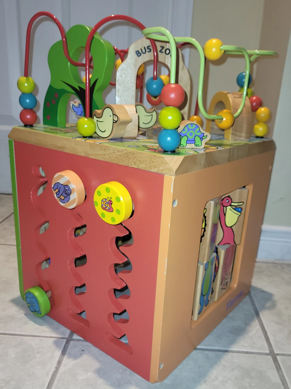 Zany Zoo Activity Wooden Cube - photo 5